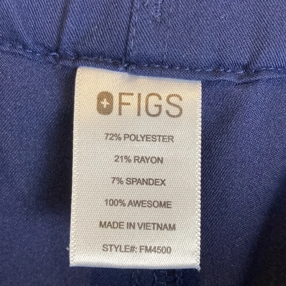 Figs Technical Collection Pisco Mens Scrub Pants Navy Stretch FM4500 Uniform